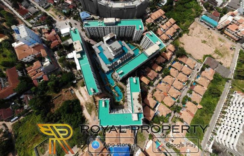 arcadia beach resort condominium thappraya купить квартиру в Паттайе снять в аренду Royal Property Thailand -сверху