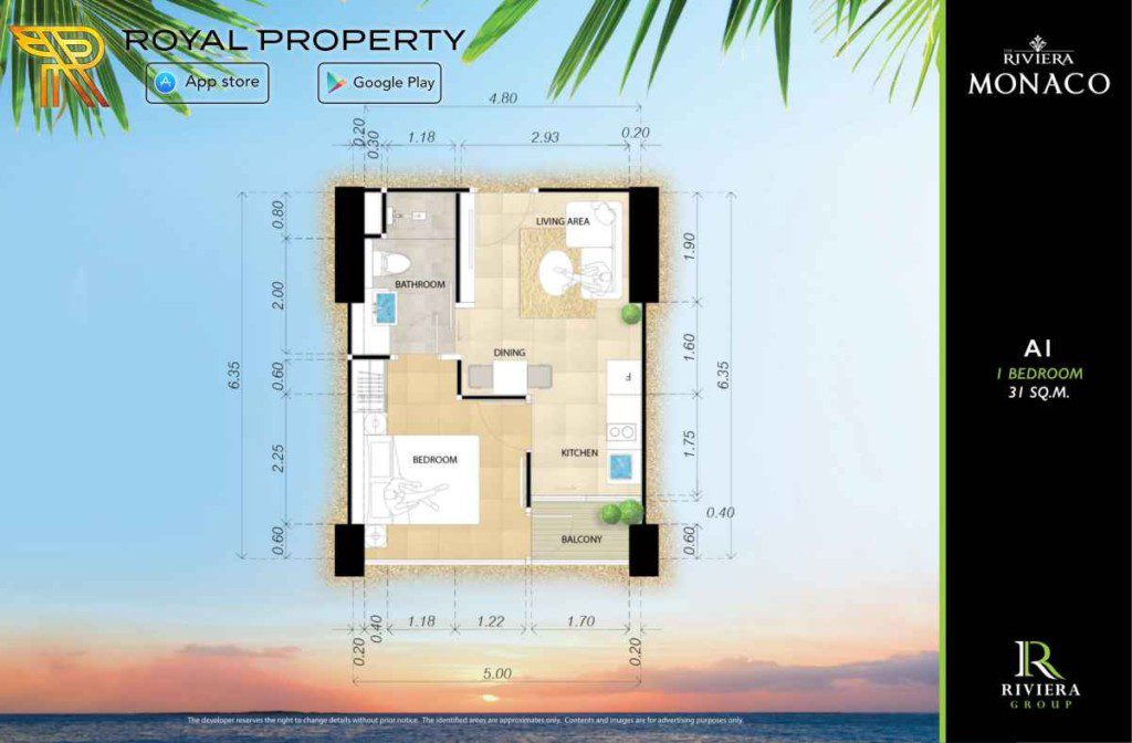 Riviera-Monaco-Condo-Resort-Jomtien-Pattaya-купить-квартиру-в-Таиланде-снять-в-аренду-62-1024x672