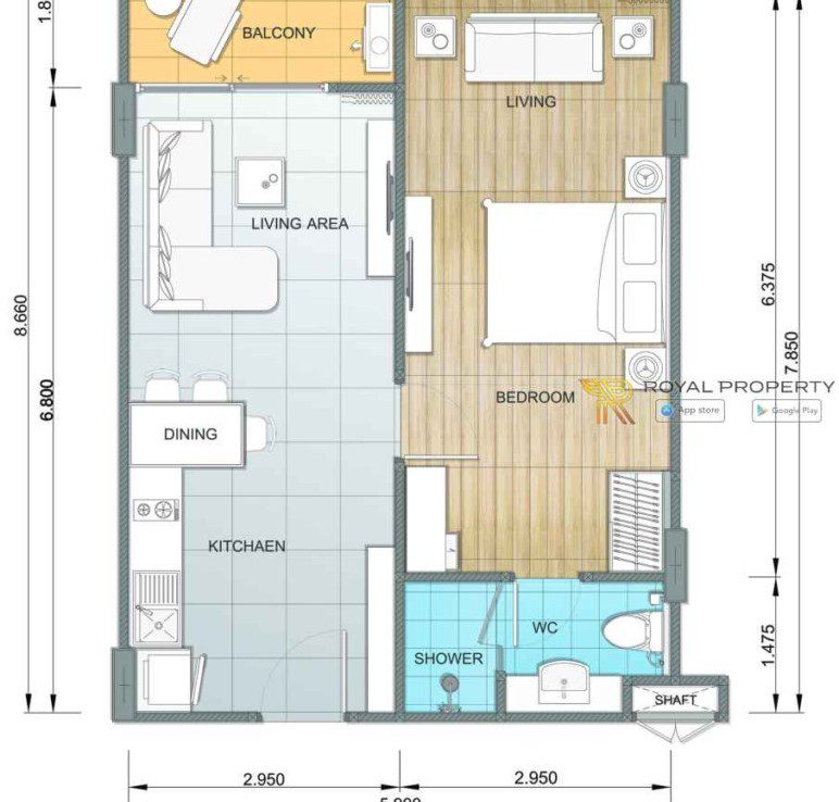 Whale-Marina-Condo-Pattaya-Jomtien-купить-квартиру-в-Паттайе-снять-апартаменты-агентство-недвижимости-Royal-Property-Unit-Plan-Building-C-C5-772x1024